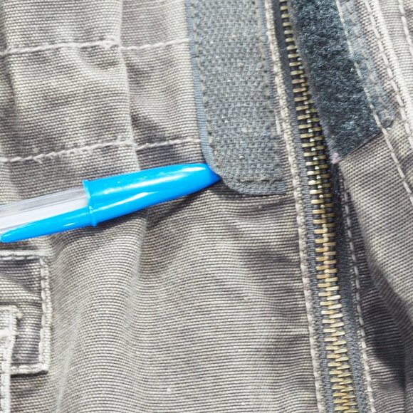 Columbia Utility Jacket Mens Extra Large Brown Canvas Barn Chore Coat Work Faded - Picture 7 of 14